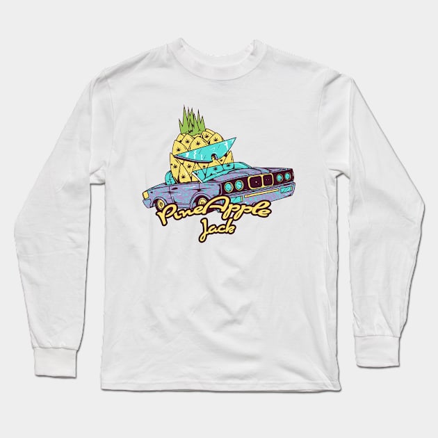 PineApple Jack Car Long Sleeve T-Shirt by thedoomseed